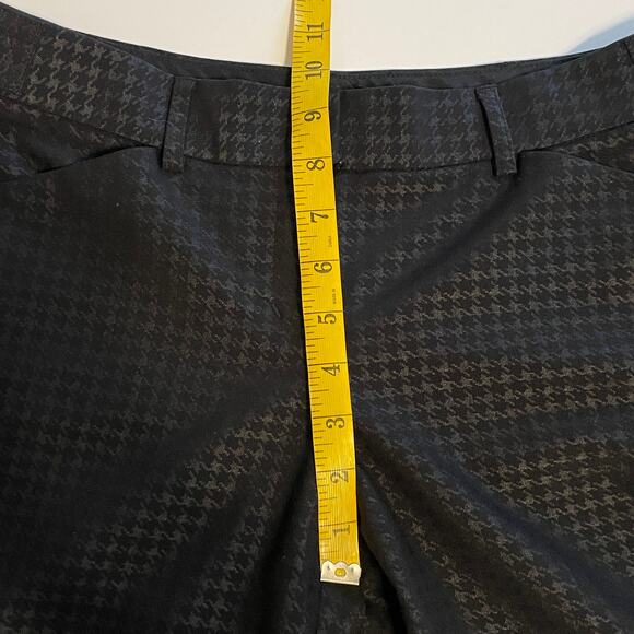 Express Design Studio Black Houndstooth Trousers Womens Size 2 Wide Leg Pants - Picture 8 of 9